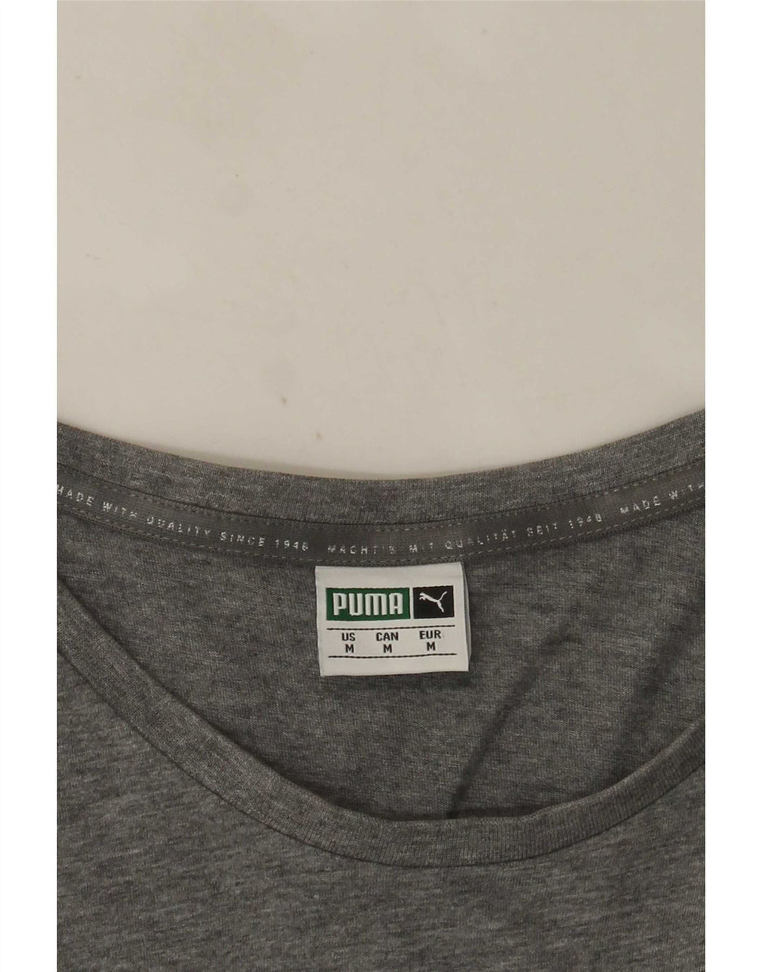 Puma Herren Grafik-T-Shirt-Oberteil Mittelgrau meliert