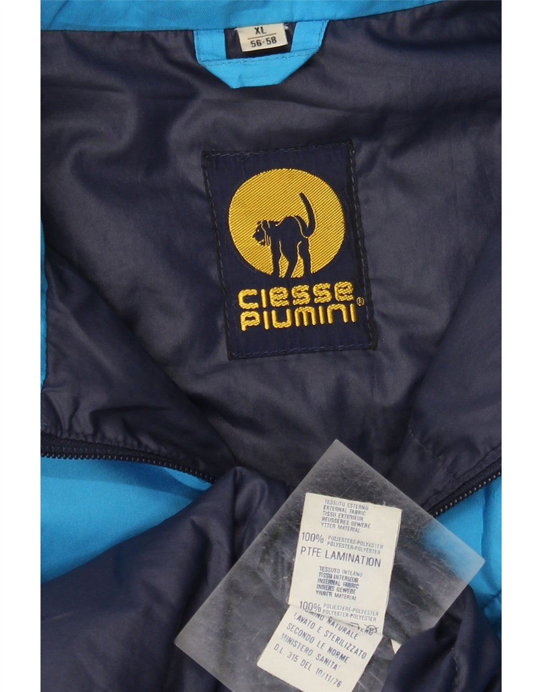 Ciesse Piumini Herren Gore-Tex Wattierte Jacke UK 42 XL Blau Polyester