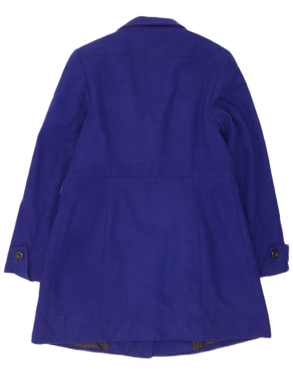 Marks & Spencer Damen-Militär-Zweireihermantel UK 12 Mittelblau