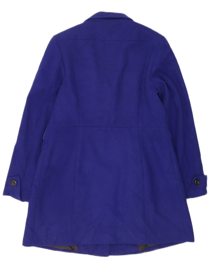 Marks & Spencer Damen-Militär-Zweireihermantel UK 12 Mittelblau