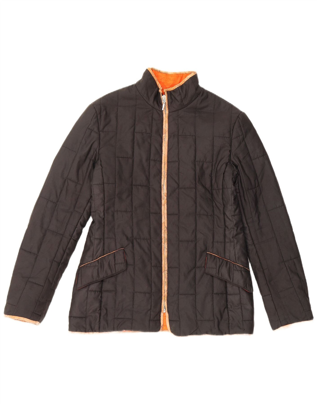 ALVIERO MARTINI Damen Steppjacke IT 42 Mittelschwarzes Polyester