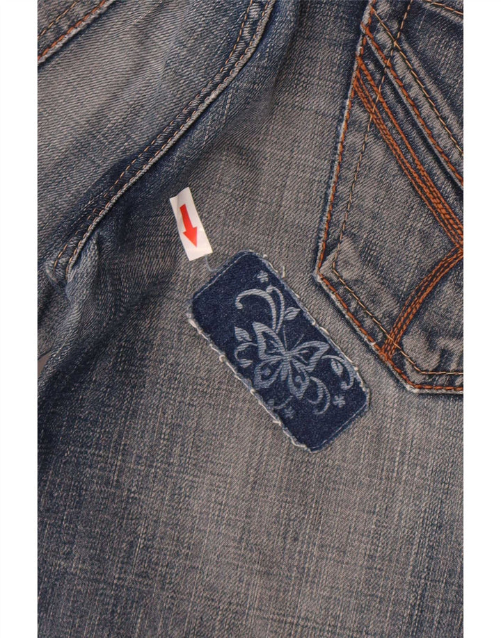 Tommy Hilfiger Damen Bootcut Jeans W28 L34 Blaue Baumwolle