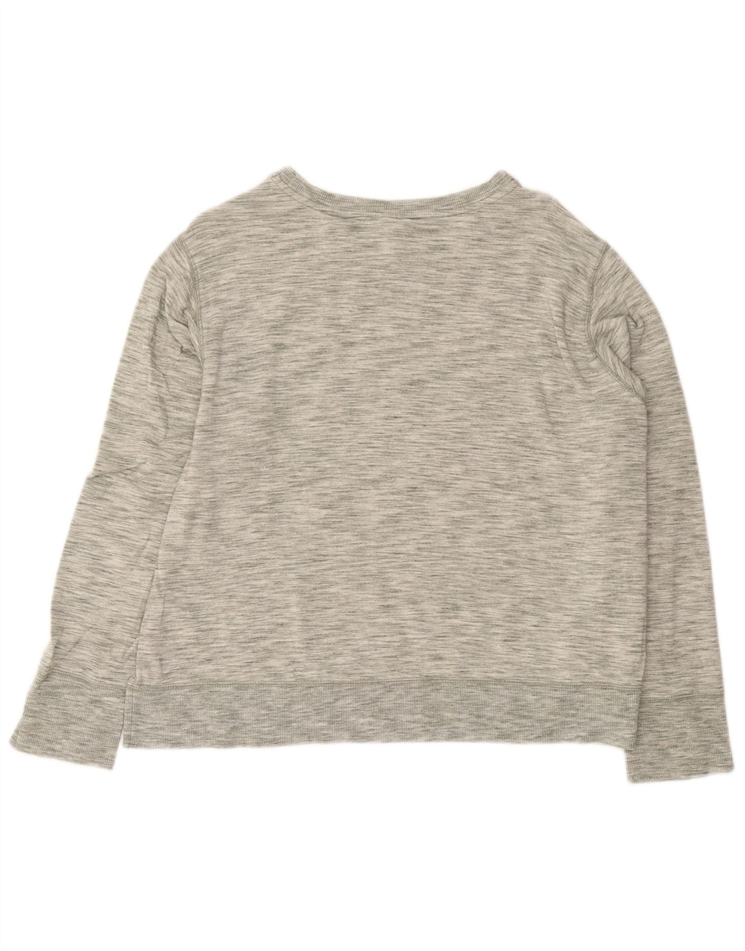 EDDIE BAUER Damen Sweatshirt Pullover UK 18 XL Grau meliert Modal