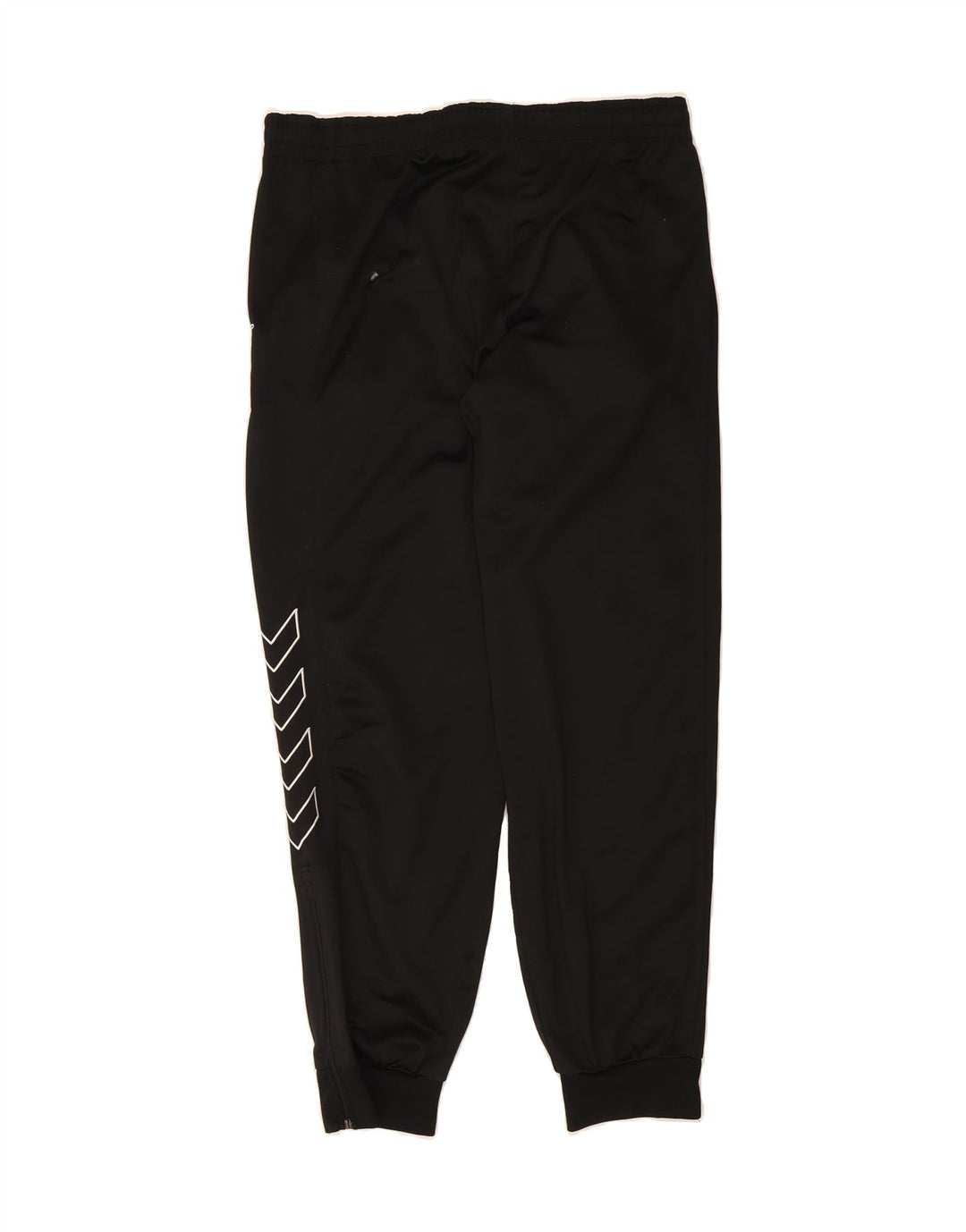 HUMMEL Mens Graphic Tracksuit Trousers Joggers Large  Black Polyester Vintage Hummel and Second-Hand Hummel from Messina Hembry 