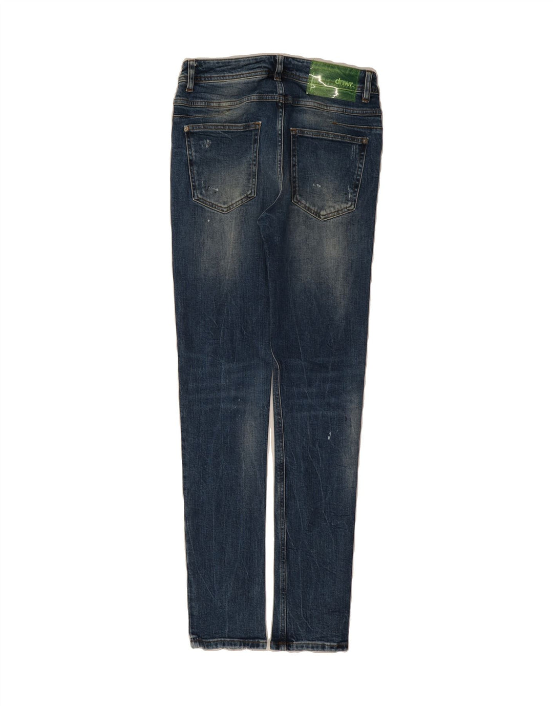 ZARA Mens Distressed Slim Jeans EU 38 Small W30 L31 Blue Cotton Vintage Zara and Second-Hand Zara from Messina Hembry 