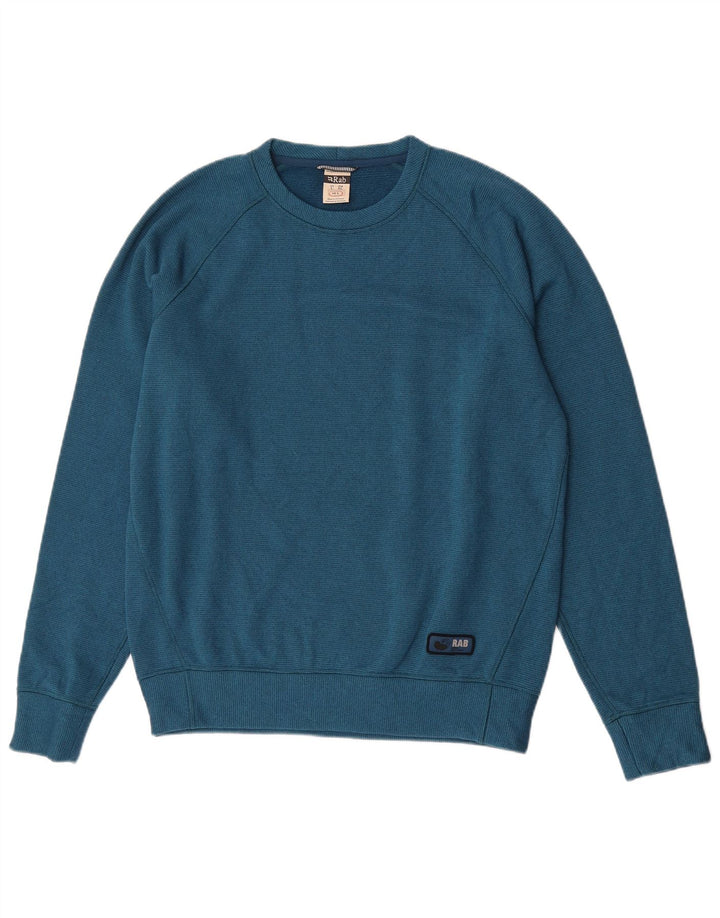 Rab Herren-Sweatshirt, Pullover, groß, blau, Polyester