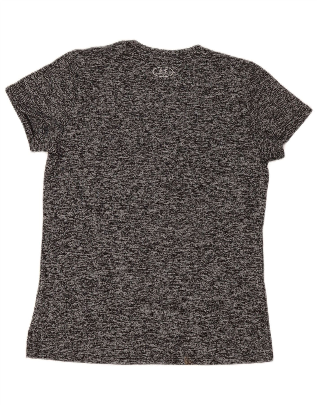 UNDER ARMOUR Damen Heat Gear Graphic T-Shirt Top UK 14 Mittelgrau