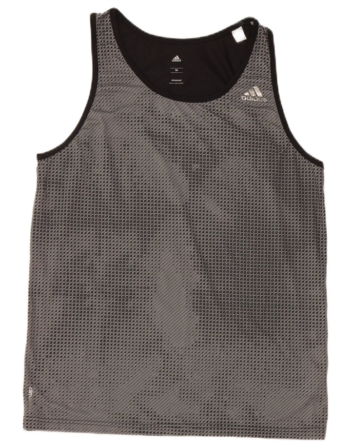 Adidas Herren Climacool Weste Top Mittelschwarz gestreift Polyester