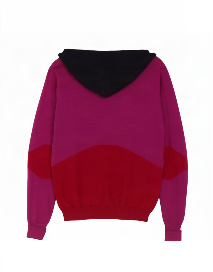 Lacoste Damen-Pullover mit V-Ausschnitt, Größe 40, mittelmehrfarbig