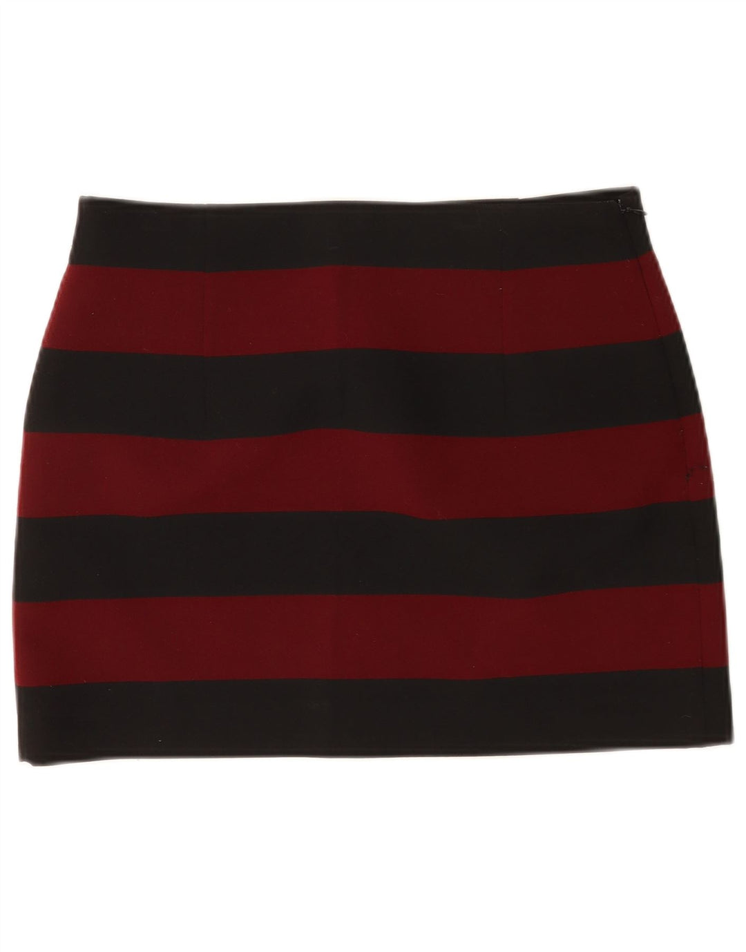 Zara Damen Minirock Large W30 Schwarz gestreift