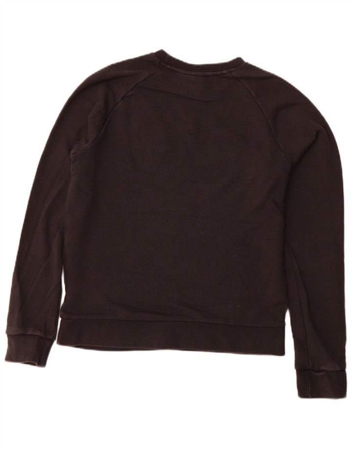 Adidas Damen Sweatshirt Pullover Small Schwarz Baumwolle