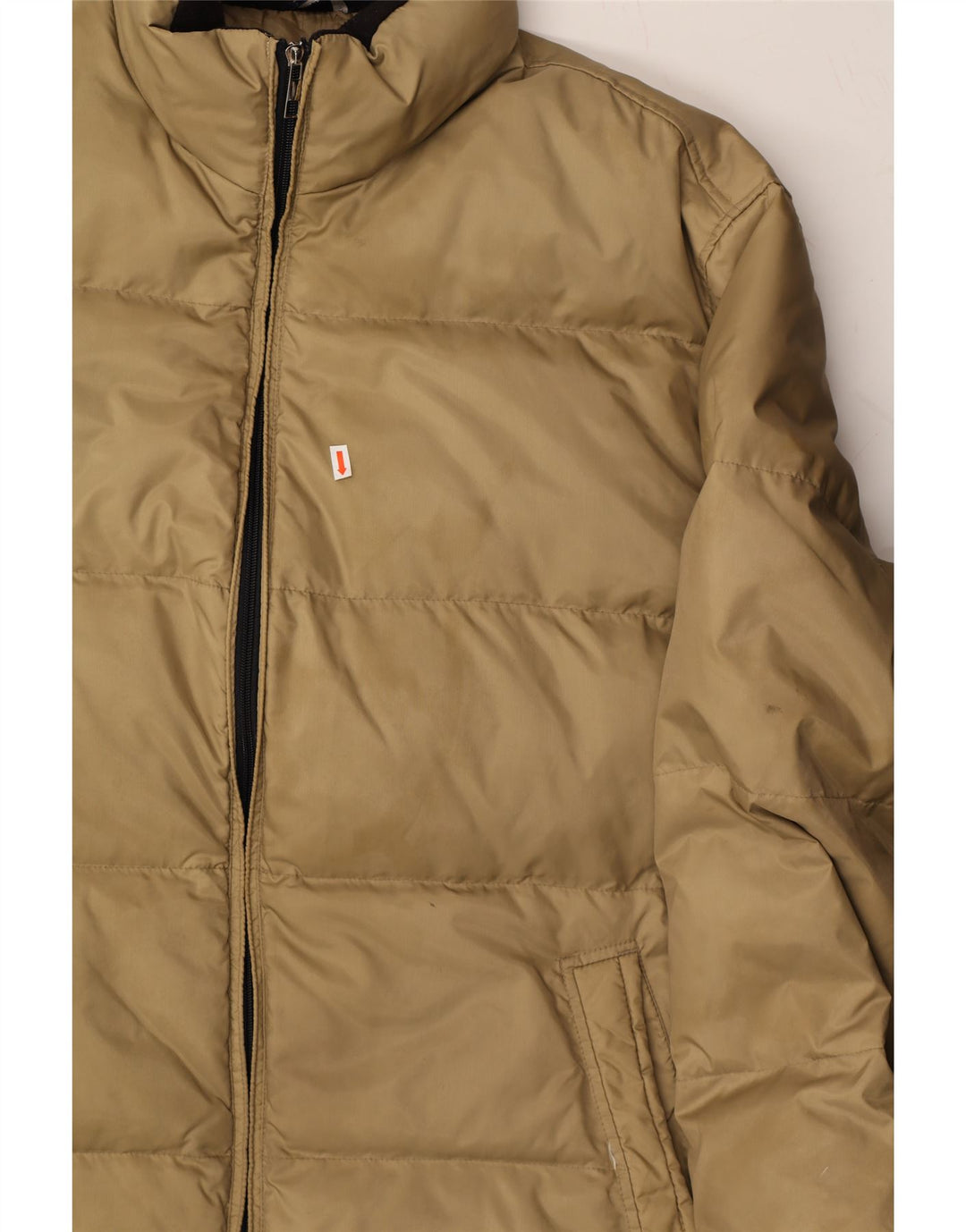 NANGAPARBAT Wattierte Herrenjacke IT 58 4XL Beige Polyester