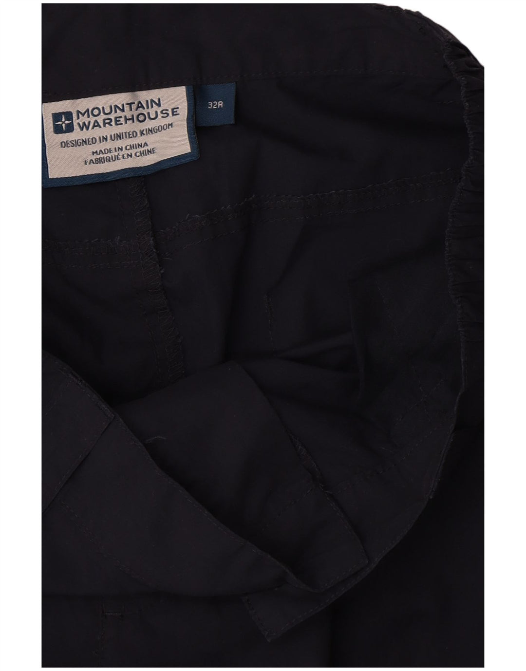 Mountain Warehouse Gerade Herren-Cargohose W32 L32 Marineblaues Polyester