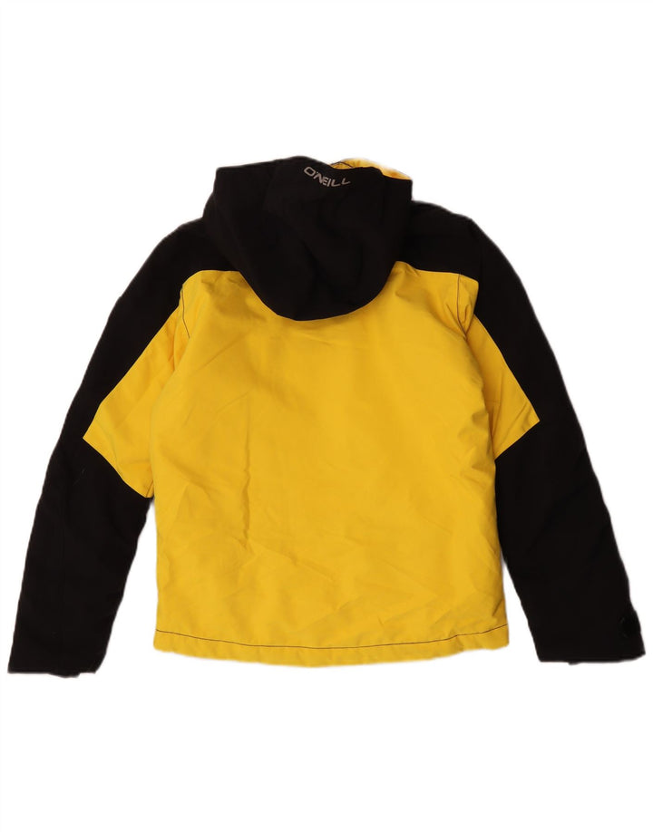 O'Neill Jungen-Windbreaker-Jacke mit Grafik, 12–13 Jahre, schwarzes Farbblockdesign
