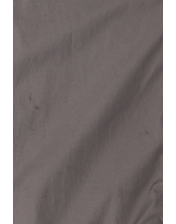 Fat Face Herren-Regenjacke mit Kapuze, UK 42, XL, graues Colourblock-Polyester