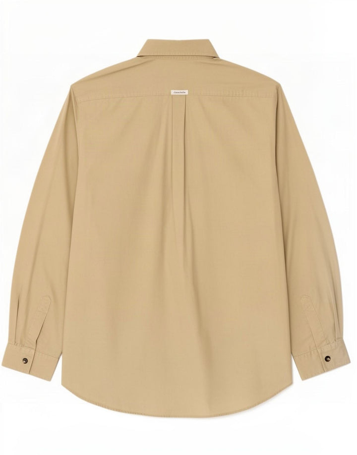 Invicta Herrenhemd XL Beige Baumwolle