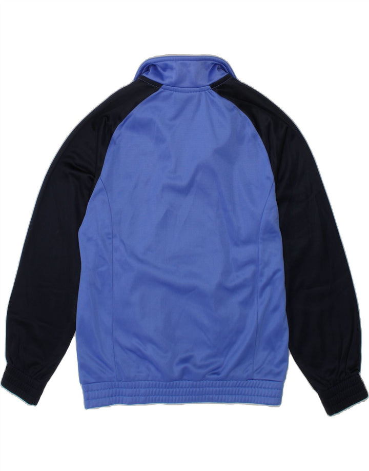 LOTTO Boys Tracksuit Top Jacket 7-8 Years XS Blue Colourblock Vintage Lotto and Second-Hand Lotto from Messina Hembry 