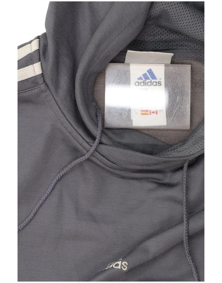 ADIDAS Herren Kapuzenpullover UK 34/36 Small Grau