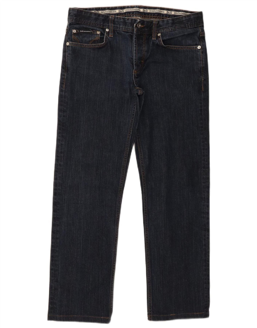 Dolce & Gabbana Herren Straight Jeans W33 L28 Marineblau