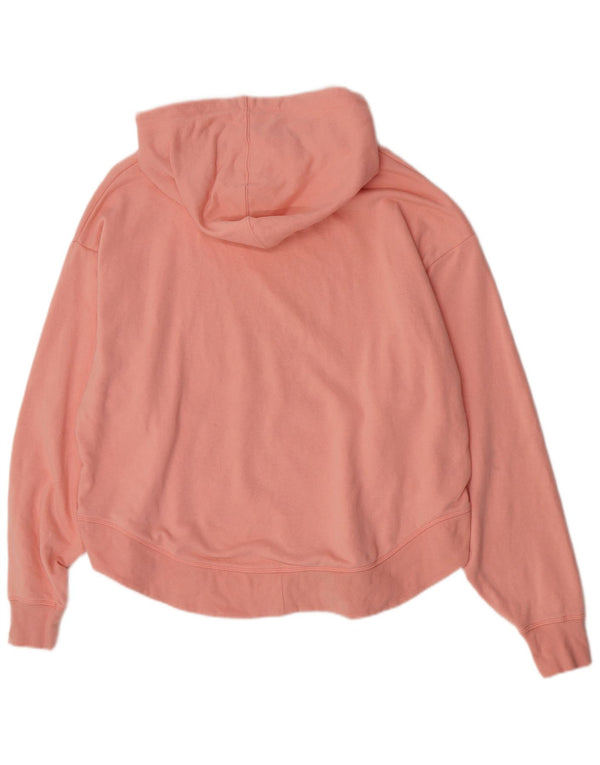 Champion Damen-Pullover mit übergroßem Kapuzenpullover, UK 14, mittelrosa, Baumwolle