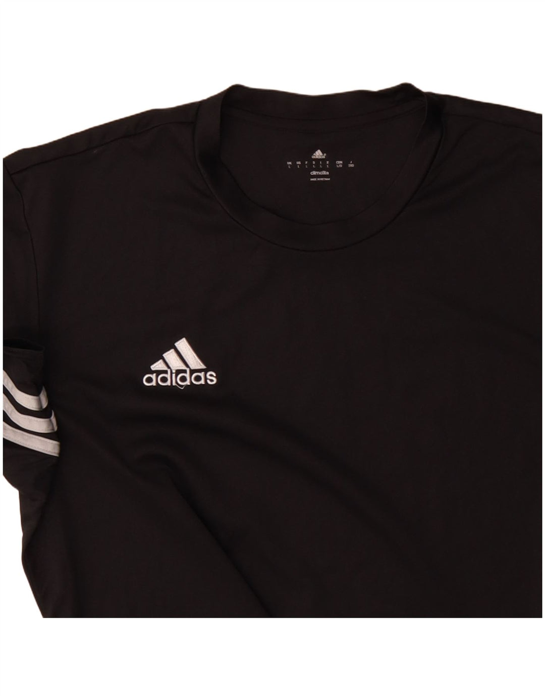 Adidas Herren Climalite T-Shirt Top Large Schwarz Polyester
