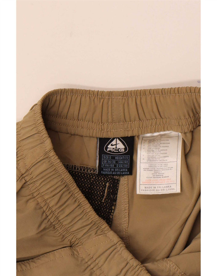 Nike Herren Cargo Shorts UK 36/38 Small W29 Beige Polyester