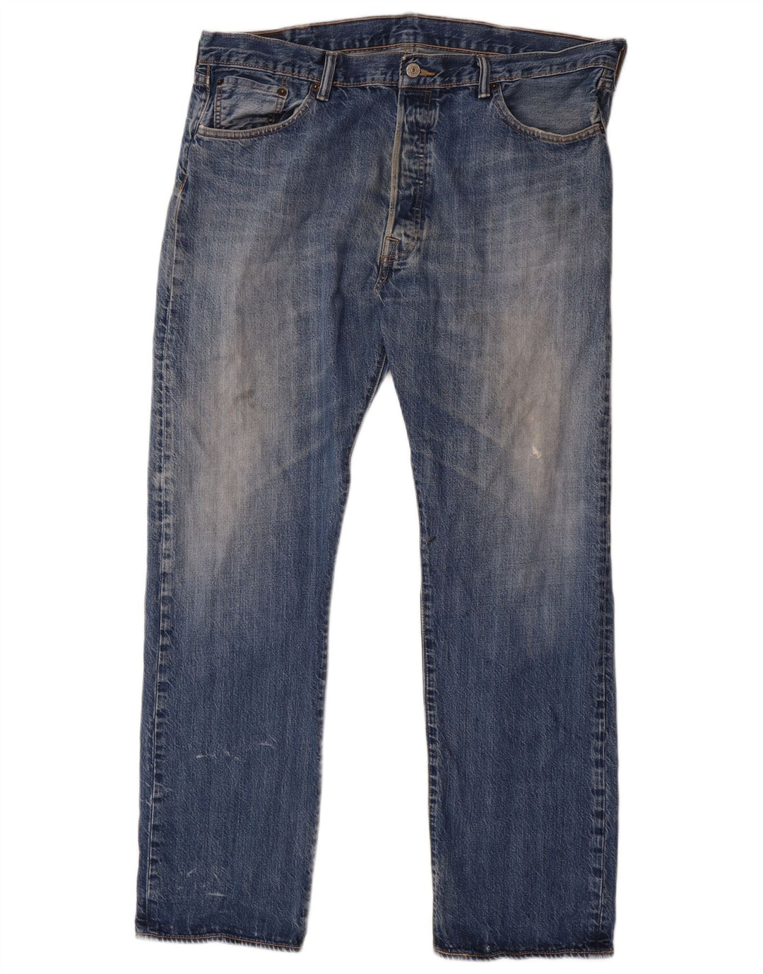 Levi's Herren Straight Jeans W40 L32 Blaue Baumwolle