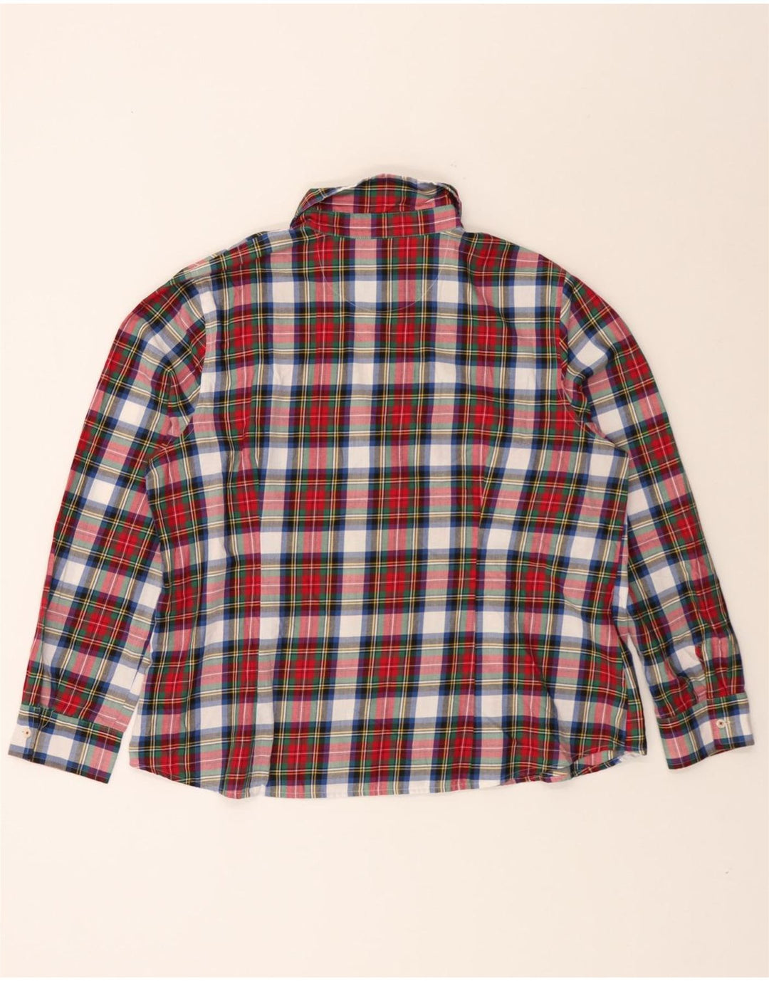 IZOD Womens Flannel Shirt UK 20 2XL Multicoloured Check Cotton Vintage Izod and Second-Hand Izod from Messina Hembry 