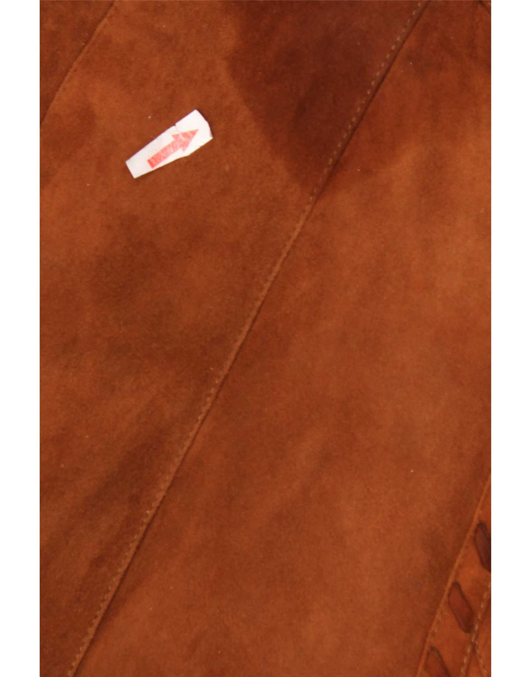 Vintage Damen Shearling Mantel mit lockerer Passform IT 44 Mittelbraun