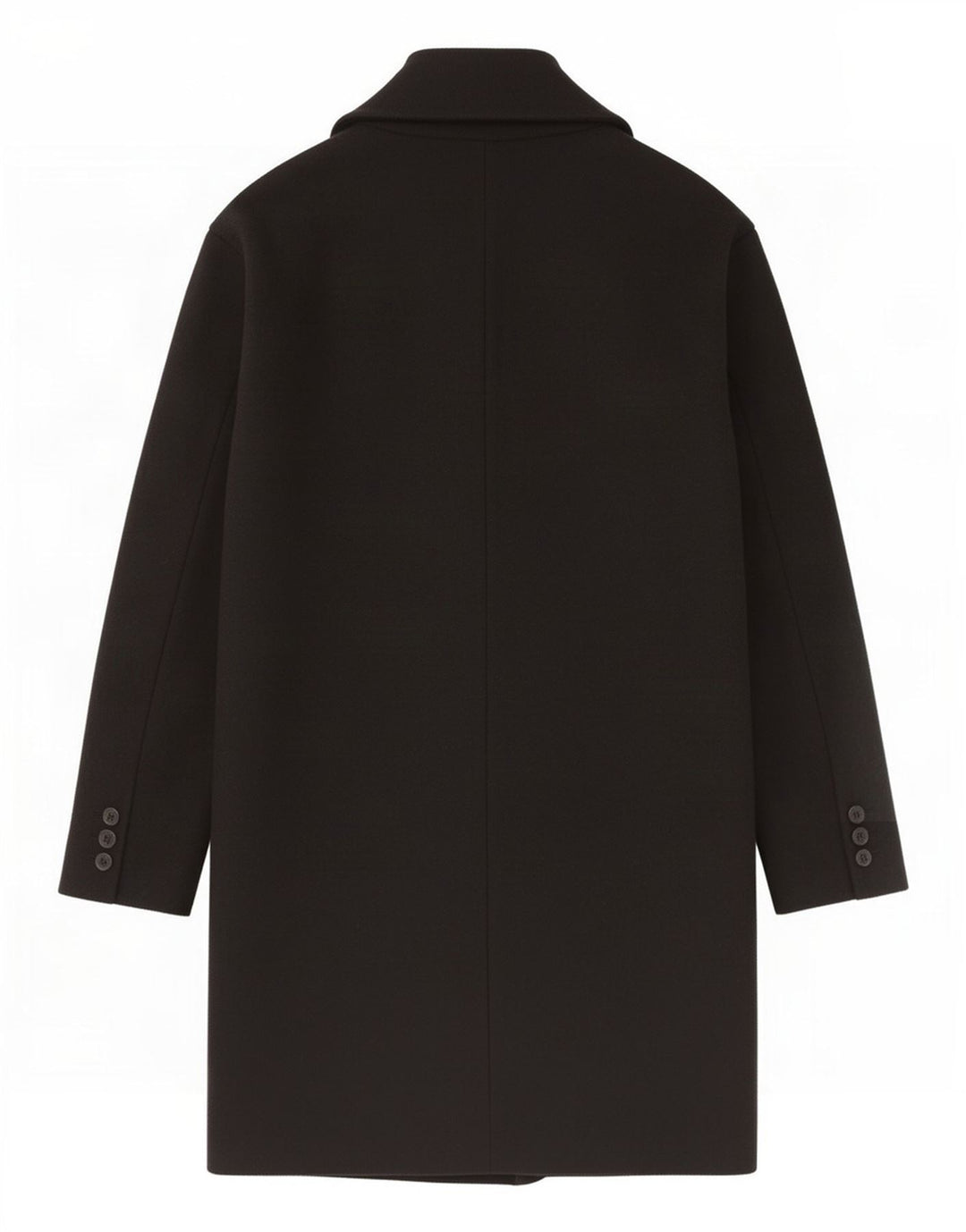 Zara Damen Übergroßer Mantel UK 14 Medium Schwarz