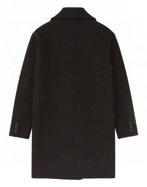 Zara Damen Übergroßer Mantel UK 14 Medium Schwarz