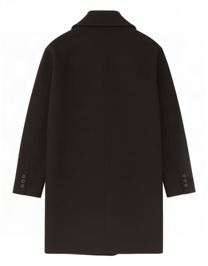 Zara Damen Übergroßer Mantel UK 14 Medium Schwarz