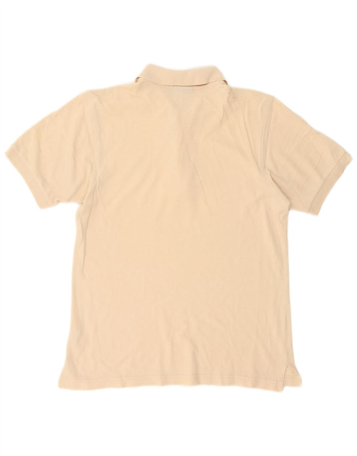 Lotto Herren-Poloshirt, groß, cremefarbene Baumwolle