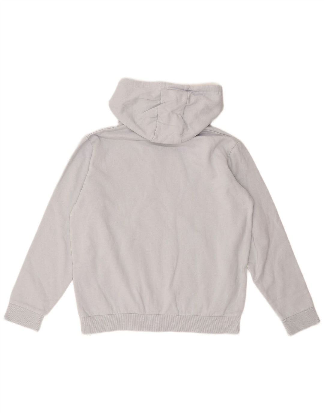 ELLESSE Womens Hoodie Jumper UK 12 Medium Blue Cotton
