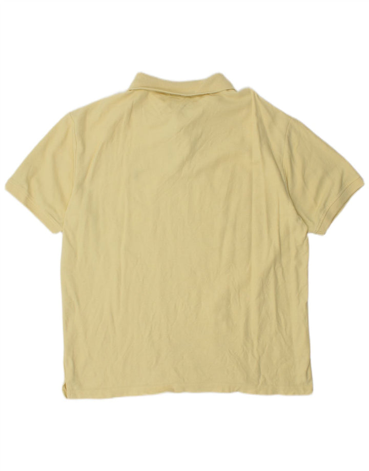 Gant Herren Poloshirt XL Gelb Baumwolle