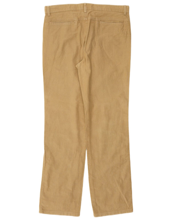 TRUSSARDI Herren gerade Cordhose IT 48 Medium W32 L31 Beige