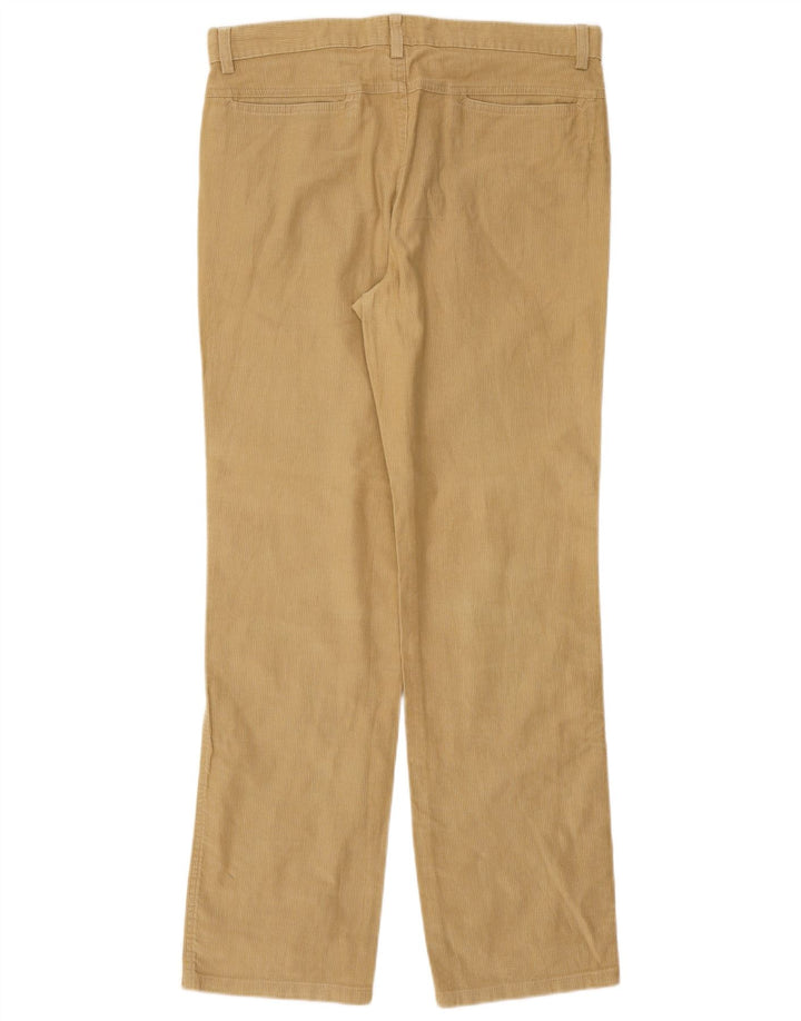 TRUSSARDI Herren gerade Cordhose IT 48 Medium W32 L31 Beige
