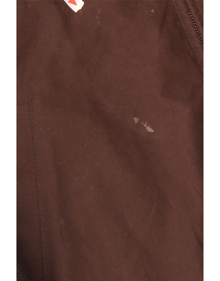 Paul & Shark Herren Bomberjacke UK 40 Large Braunes Colourblock-Polyester