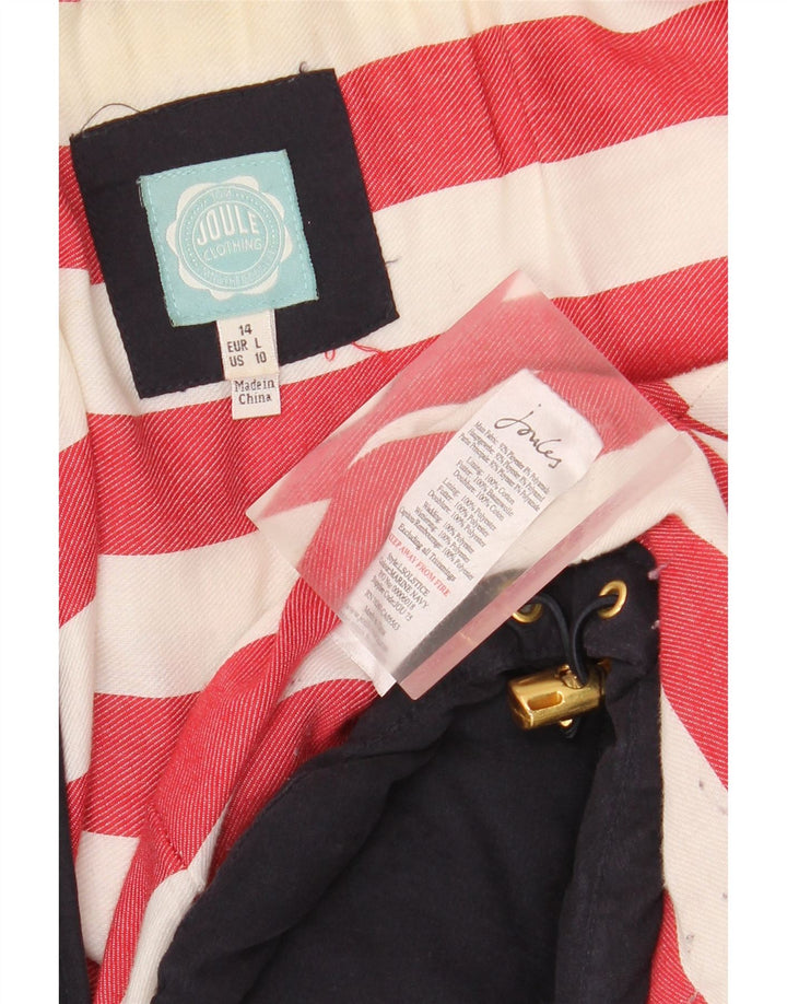 JOULES Wattierte Damenjacke UK 14 Large Marineblau Polyester