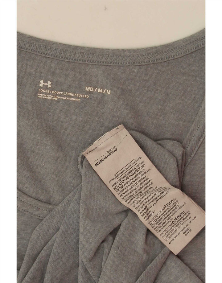 Under Armour Herren Grafik-Weste-Top aus mittelgrauer Baumwolle