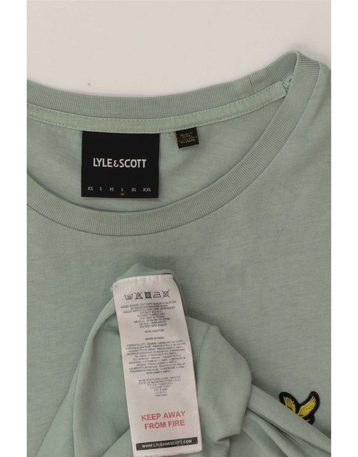 Lyle & Scott Herren T-Shirt Top Large Grün Baumwolle
