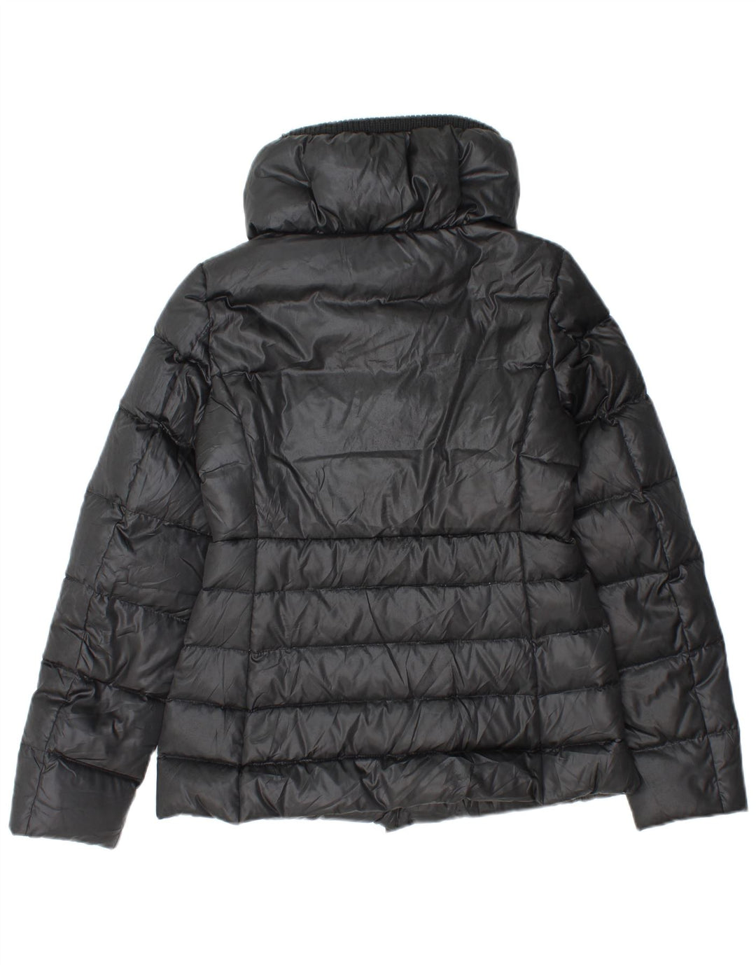 Sisley Damen Wattierte Jacke IT 38 XS Marineblau Polyester