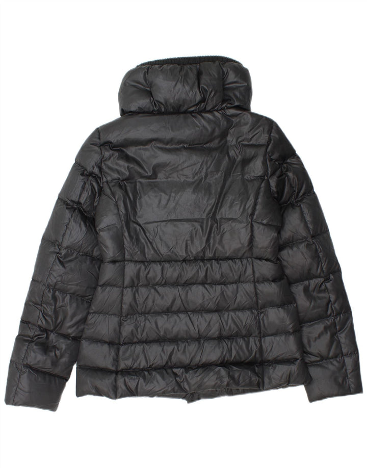 Sisley Damen Wattierte Jacke IT 38 XS Marineblau Polyester