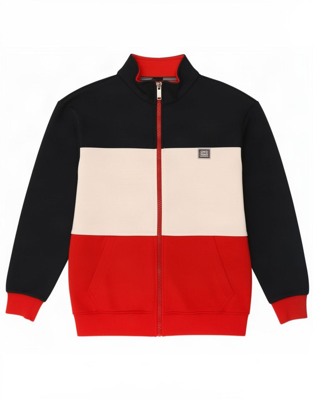 Jack & Jones Herren-Trainingsanzugoberteil, mittelgroß, mehrfarbig, Farbblock