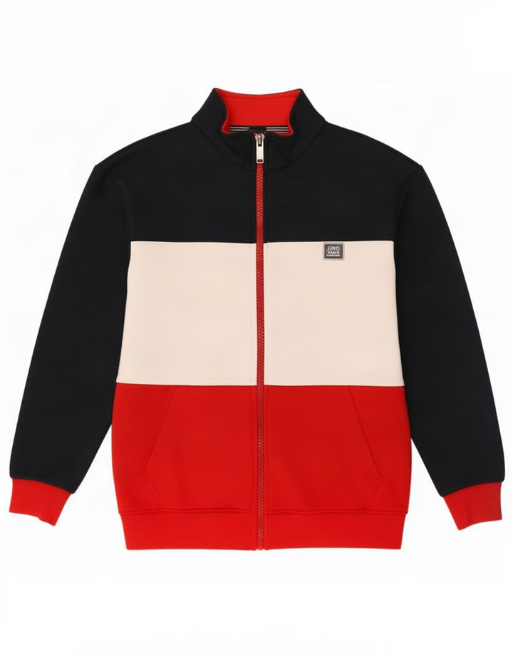 Jack & Jones Herren-Trainingsanzugoberteil, mittelgroß, mehrfarbig, Farbblock