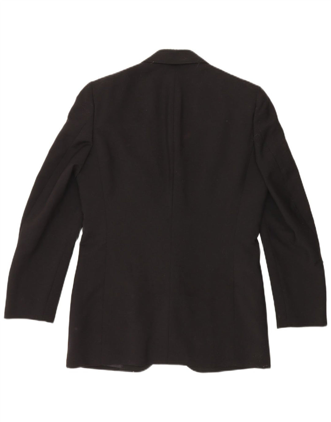 VINTAGE Herren 1-Knopf-2-teiliges Set IT 46 Small W29 L29 Schwarze Wolle