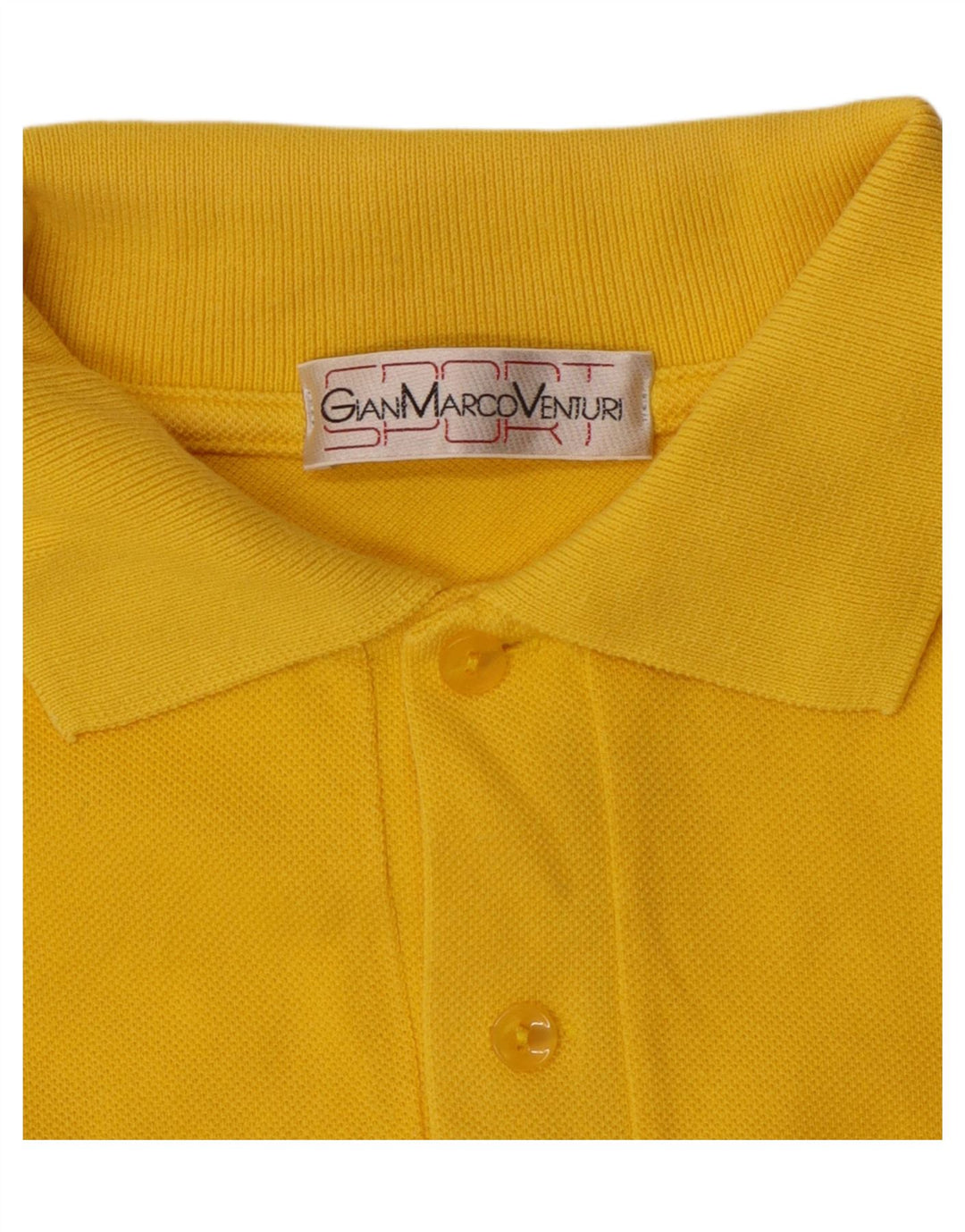 Gian Marco Venturi Herren Poloshirt Large Gelb