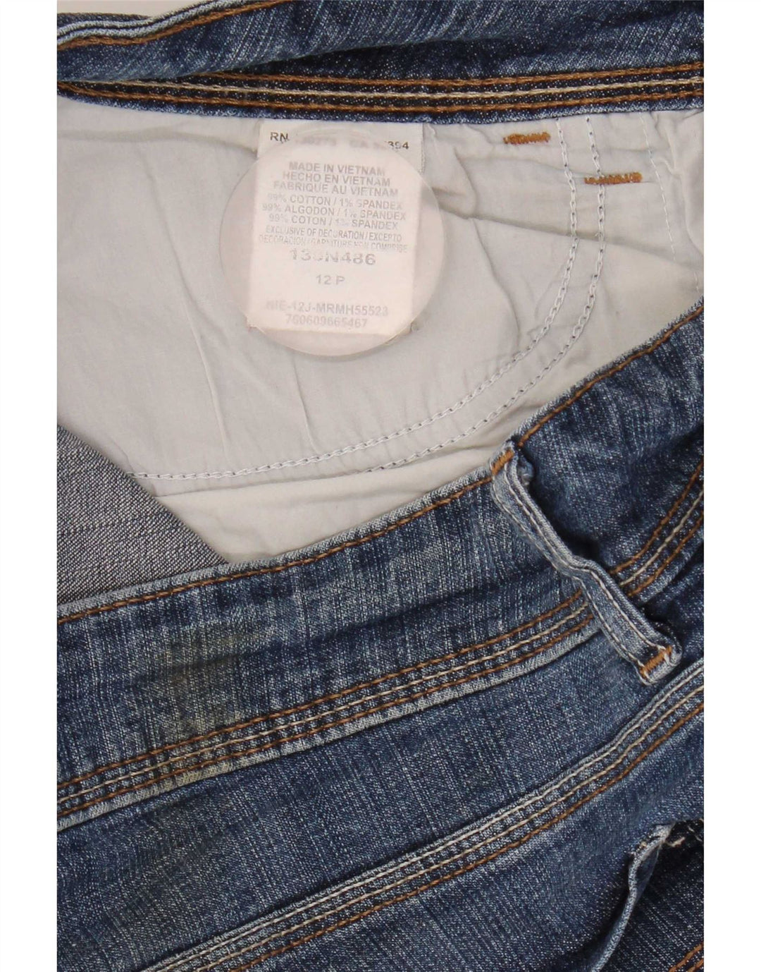 Lee Damen Riders Bootcut Jeans US 12 Large W33 L27 Blaue Baumwolle