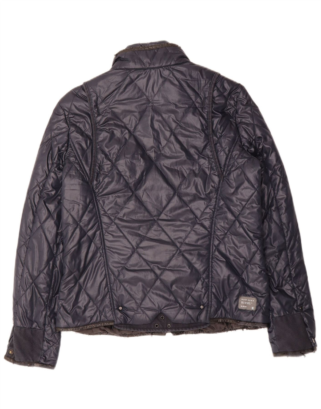 G-STAR Damen Steppjacke UK 16 Large Marineblau Polyester