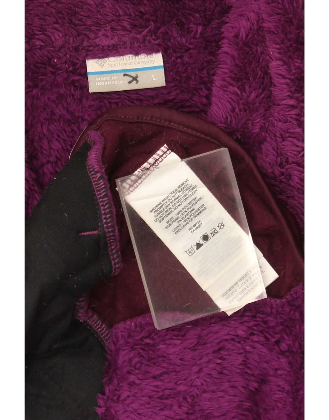 Columbia Damen Fleecejacke UK 16 Large Maroon Polyester